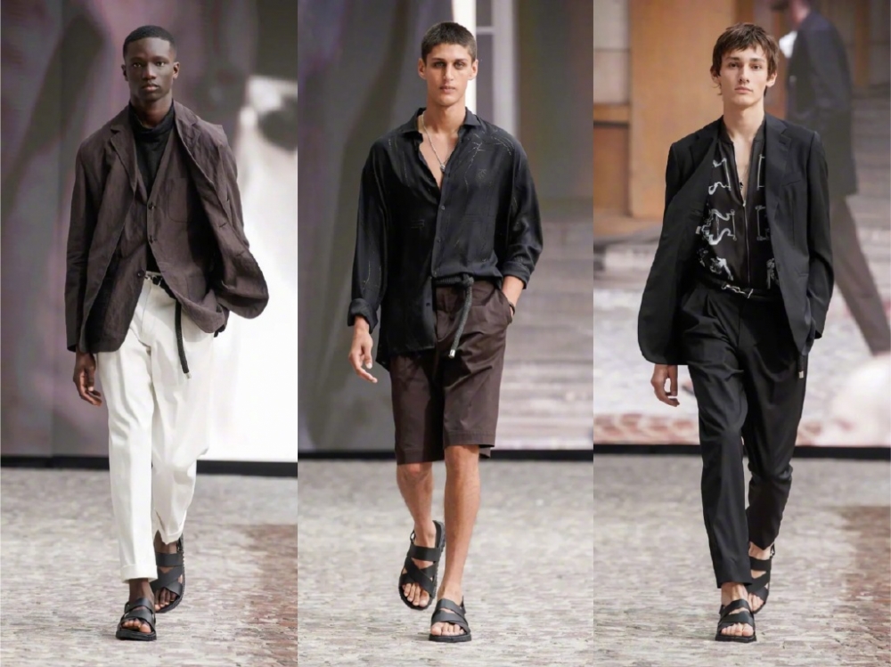 上游时尚2022爱马仕春夏男装吹来很春天的气息