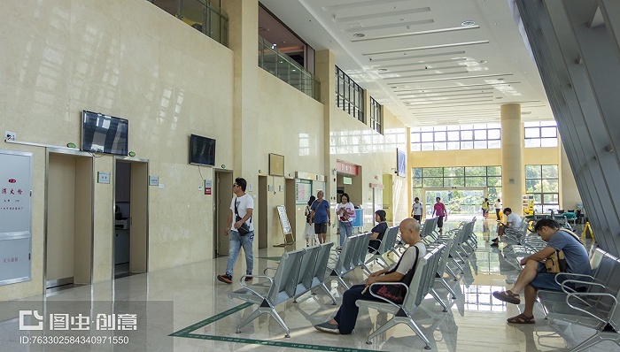 医院候诊大厅.图片来源:图虫