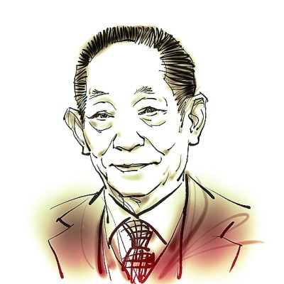 袁隆平人物素描郭红松绘