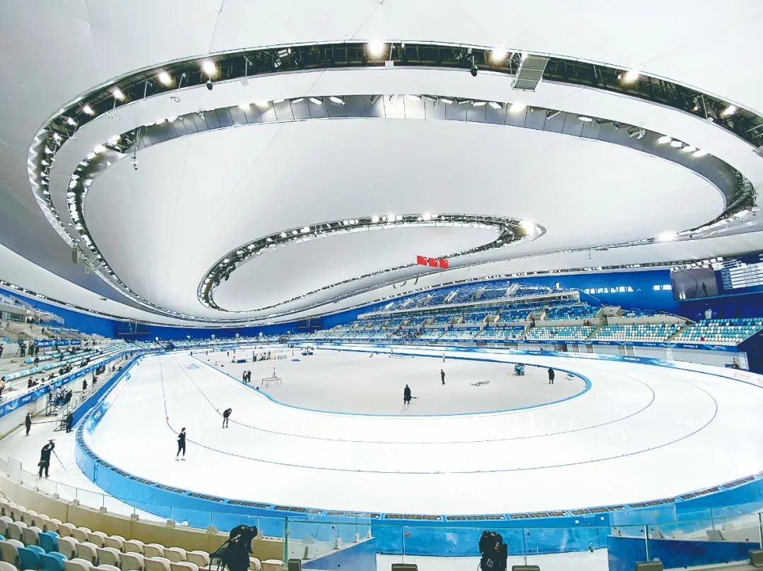 2022冬奥会冰丝带图片图片