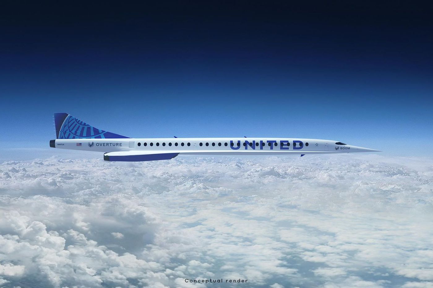 美联航计划购买至少 15 架 Boom Overture 超音速飞机