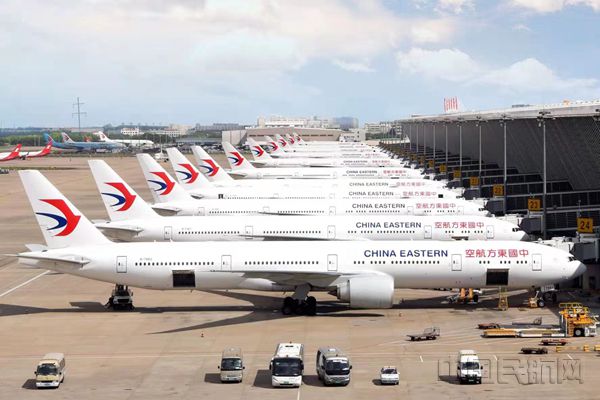 主基地上海的东航机队(本文图片由东航提供)