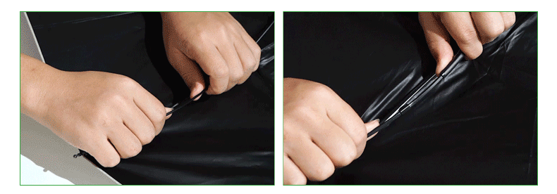 ▲左为普通雨伞，右为kobold伞