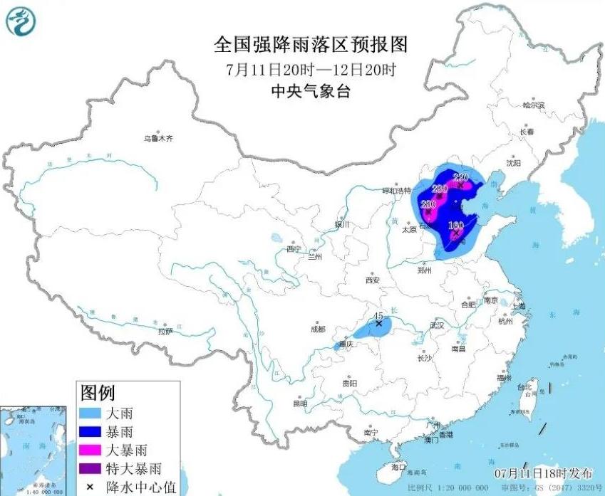 暴雨+大风+雷电……北京一天六警齐发 中小学幼儿园明日停止返校