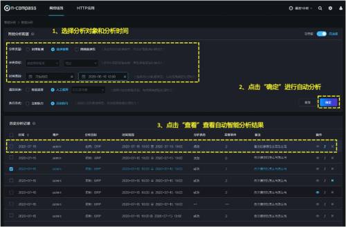 【智能分析界面使用示例】