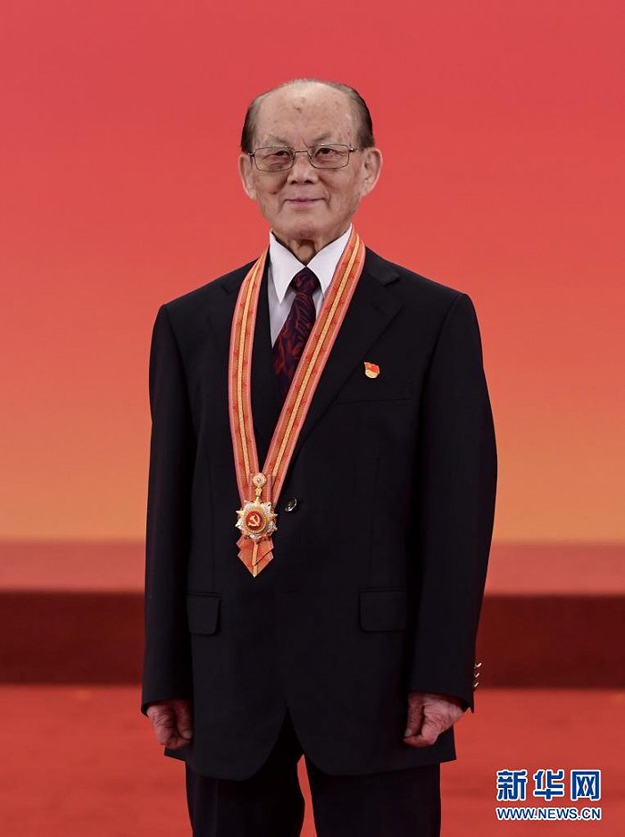 这是“七一勋章”获得者吴天一（6月29日摄）。新华社记者 谢环驰 摄