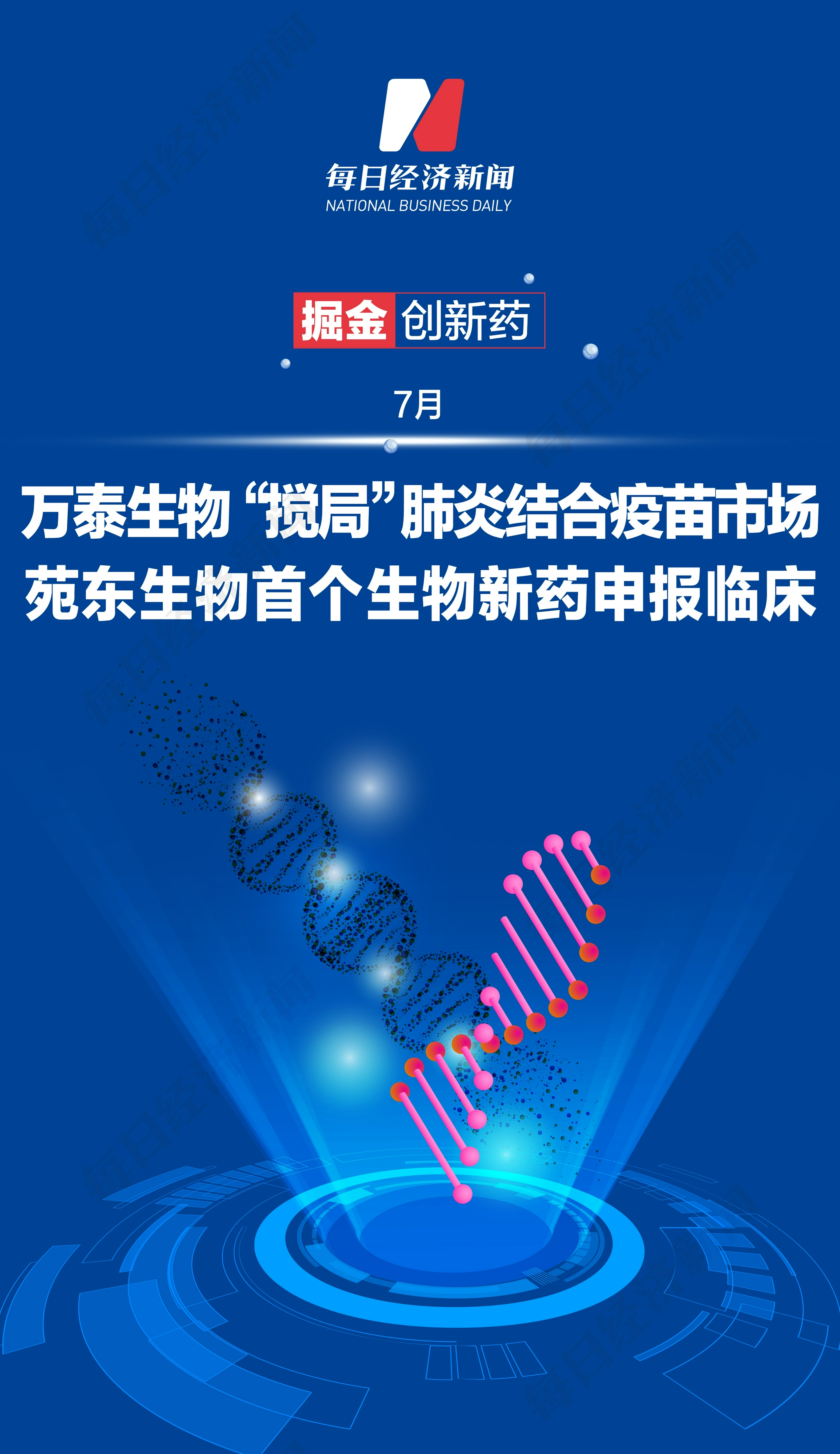 掘金创新药丨万泰生物 搅局 肺炎结合疫苗市场苑东生物首个生物新药申报临床 万泰生物 新浪财经 新浪网