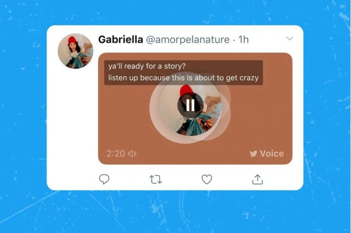 [图]Twitter宣布为语音推文启用字幕功能