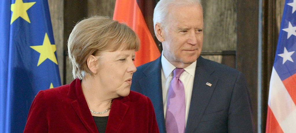 △默克尔与拜登资料图