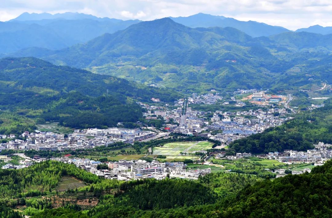 图为2021年6月7日拍摄的福建省上杭县古田镇.&nbsp