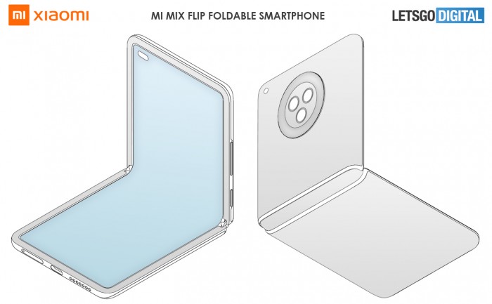 小米MIX Flip翻盖式折叠屏新机设计专利曝光