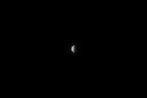 天津市天文爱好者王硕2021年5月18日拍摄的水星特写。（本人供图）