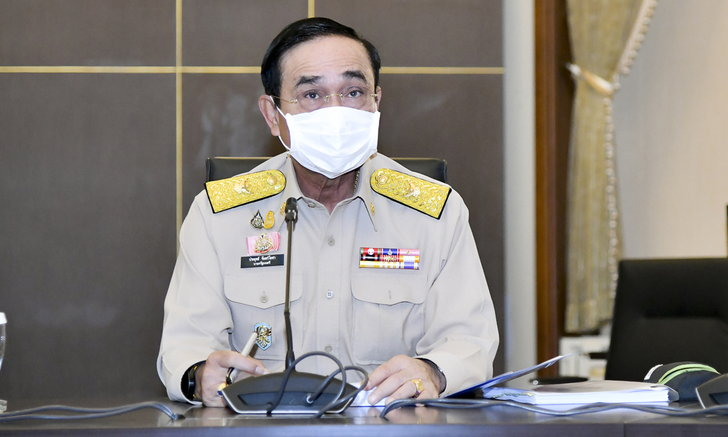 因与新冠肺炎确诊者近距离接触 泰国总理巴育远程主持内阁会议