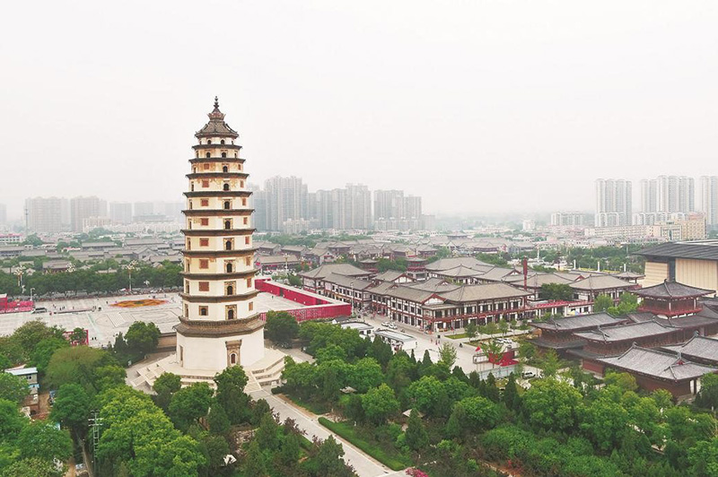 定州开元寺塔.河北日报记者赵海江摄