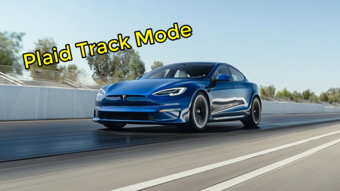 最高时速升至 281km/h 特斯拉为 Model S Plaid 推出赛道模式