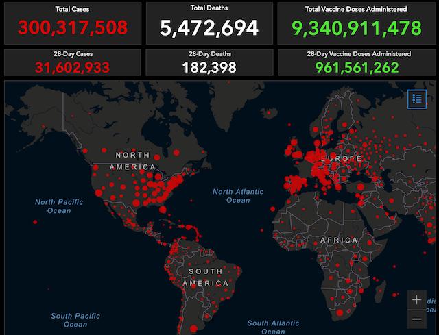 IT|全球新冠确诊病例破3亿 WHO警告：奥密克戎并不温和