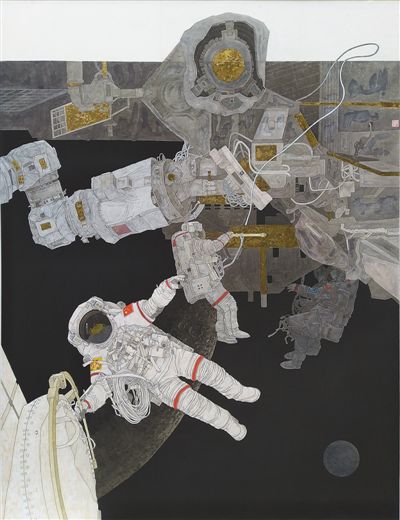 以画笔展现科技成就,为科技工作者立传(全面小康画卷)|中国画|油画