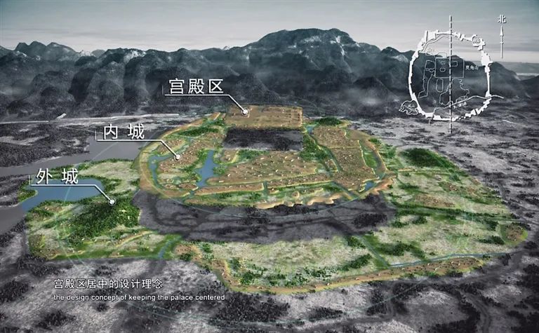 良渚古城三重结构