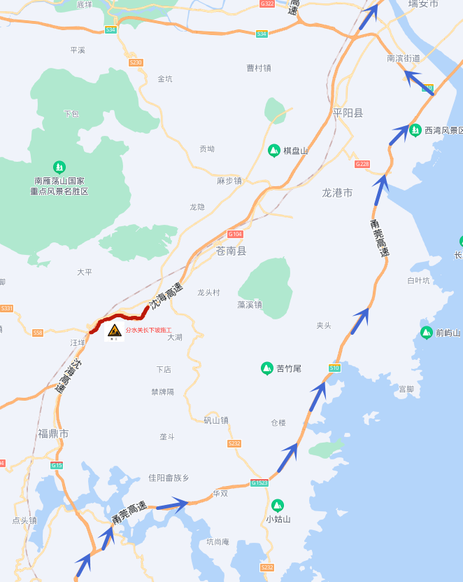 (远端甬莞高速绕行)