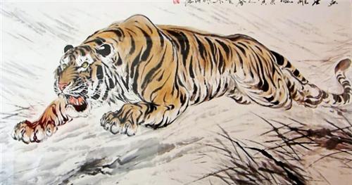 看了这些画虎名家的大作感觉自己欠虎年生肖邮票愁虎一句道歉