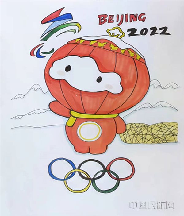 二连浩特机场开展我为冬奥加油绘画作品征集展示活动