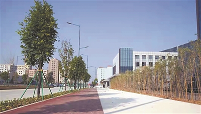 长安镇工业大道捷荣厂段提前完工.