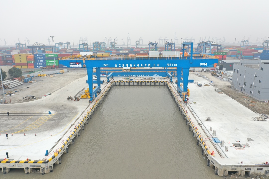 海河联运能力大幅提升嘉兴港新增4个泊位春节后投入使用
