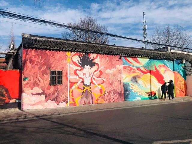 大鱼海棠魔童哪吒孙悟空松江这条老街又添新景适合拍照打卡