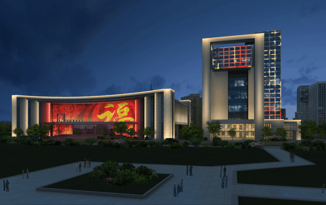 衢州市城市展示馆、市审计局效果表现图