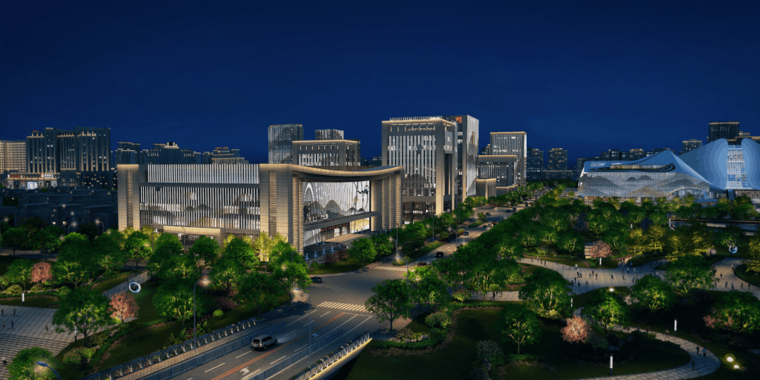 衢州市城市展示馆、市审计局效果表现图