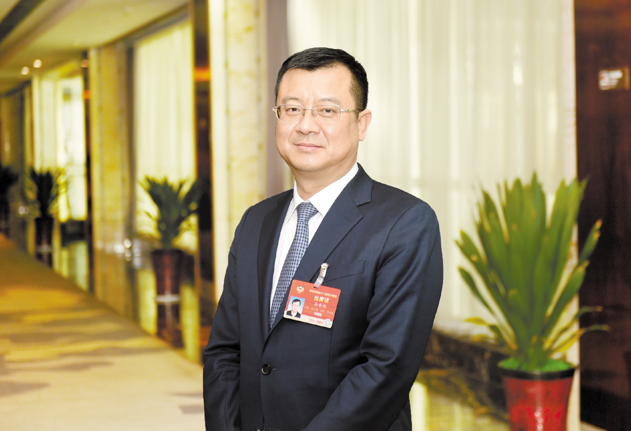 尚秀伟委员. 河北日报记者 史晟全摄