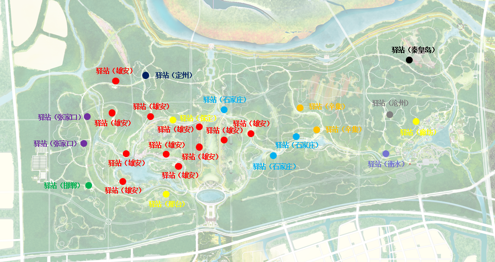 雄安郊野公园地图图片