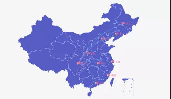 成都“校企双进”域外高校院所合作地图