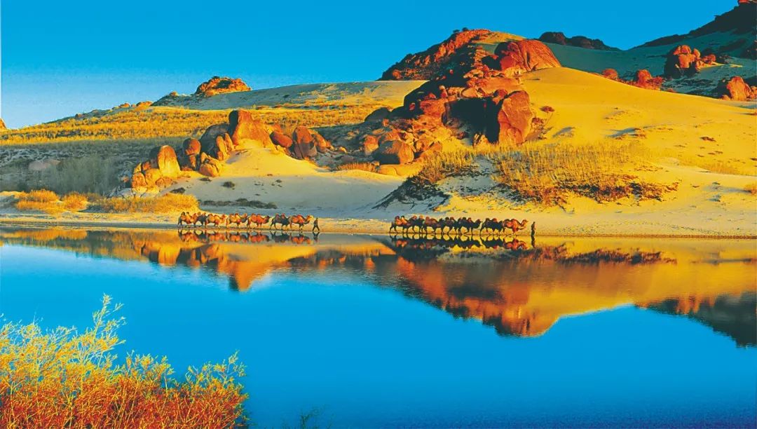 位于内蒙古自治区翁牛特旗境内的勃隆克国家沙漠公园.