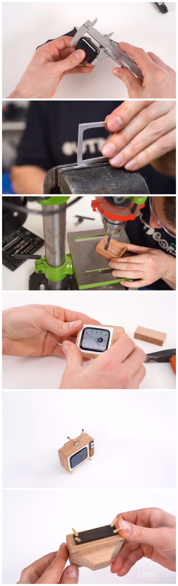 苹果手表制成！这就是世界最小的电视？网友表示不服