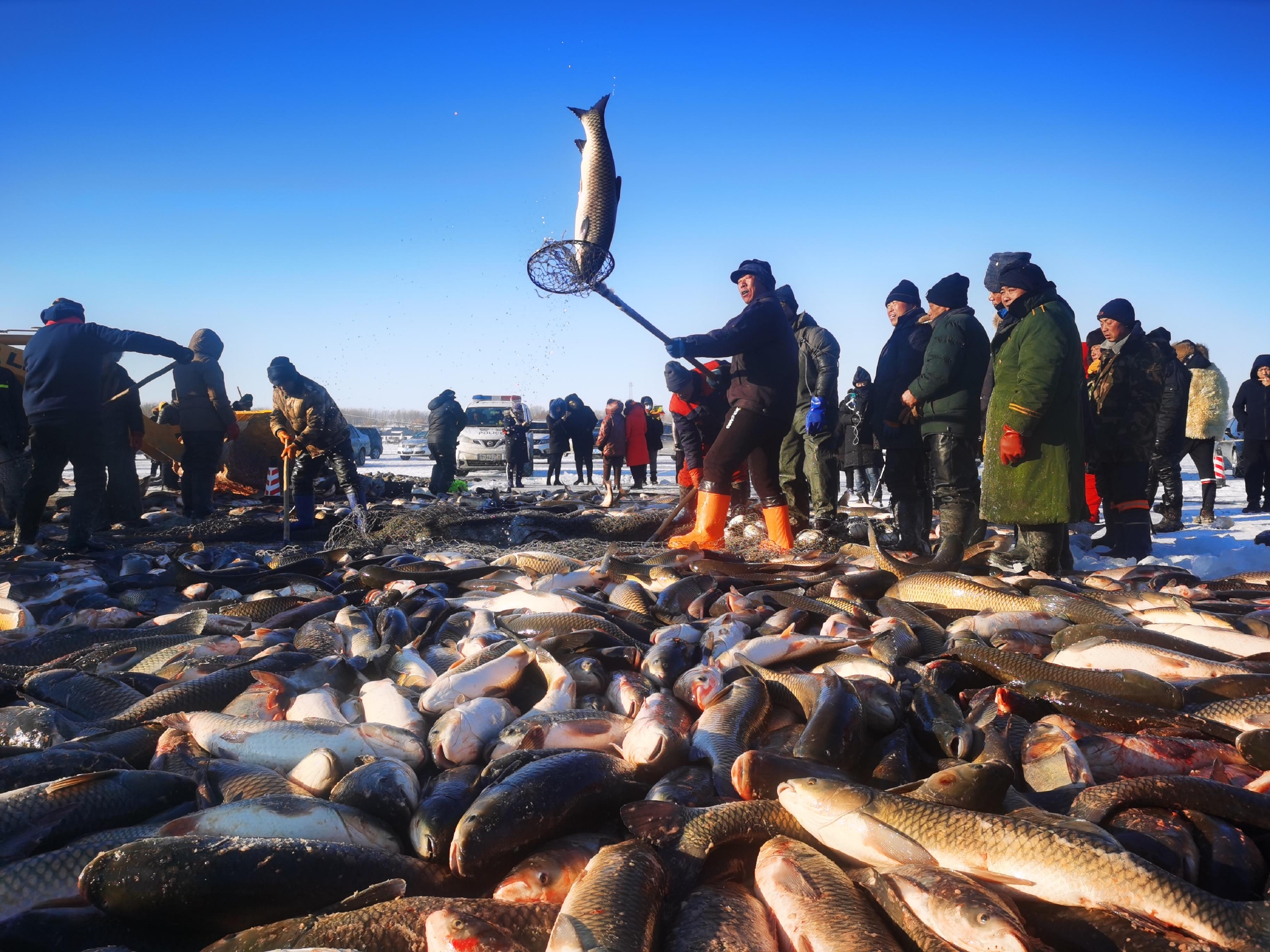 新春走基层查干湖畔有一群最可爱的人