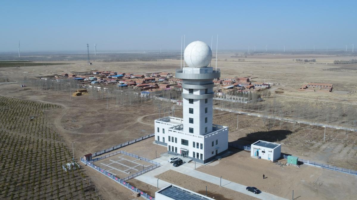 康保s波段双偏振天气雷达.张家口市气象局供图