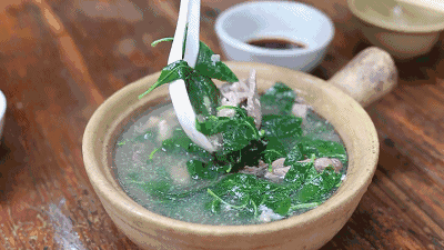 △枸杞猪杂汤暖胃又暖心。