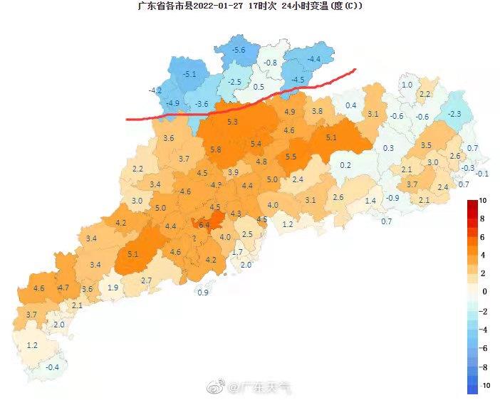 强冷空气来袭 广东将有明显降温降水过程