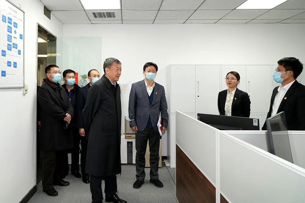 温刚春节前走访慰问一线干部职工并检查安全生产及疫情防控工作