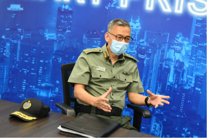 香港惩教署署长胡英明(资料图).图自港媒