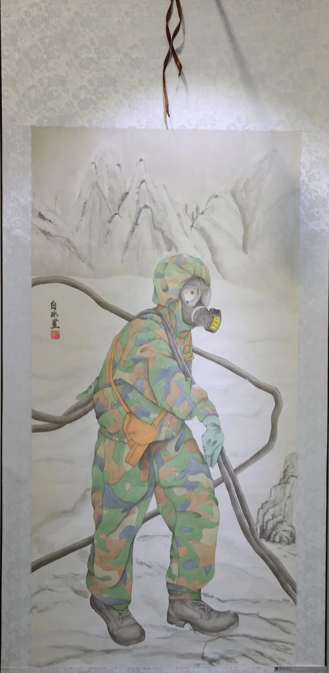 贺新春一起来感受火箭军某部主题文化艺术展