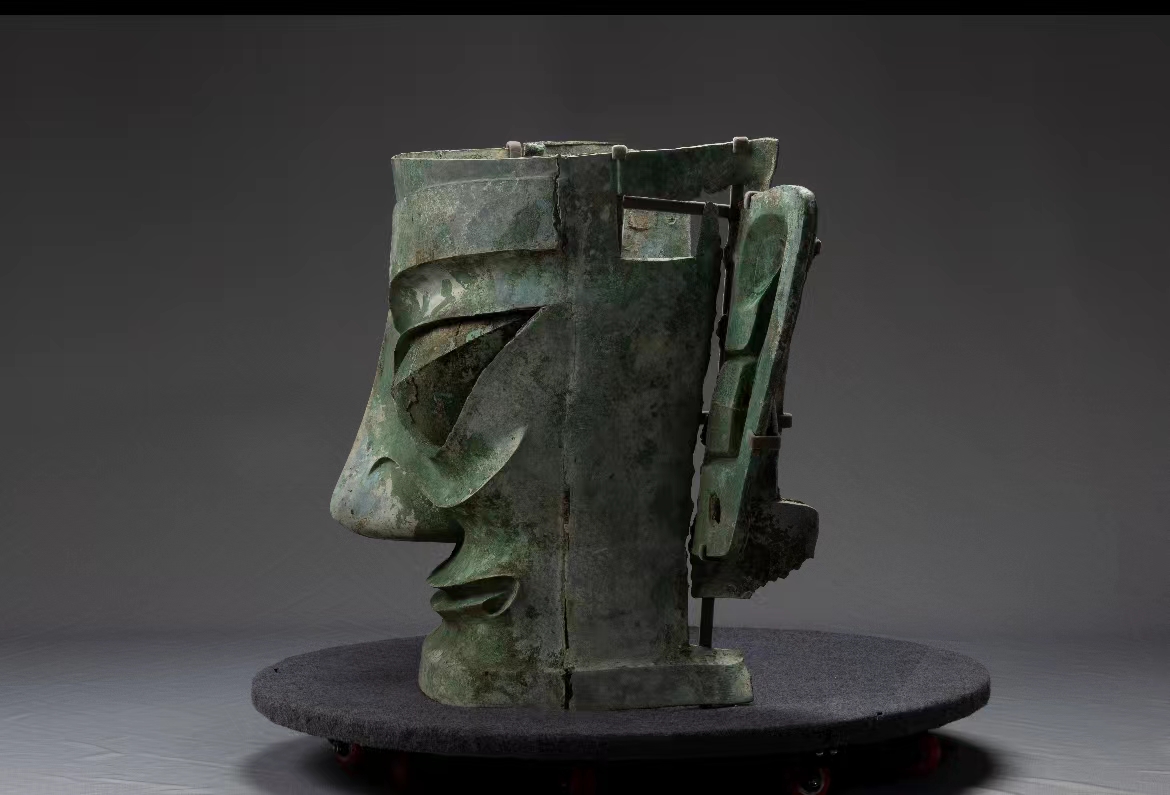 三星堆青铜大面具亮相央视春晚