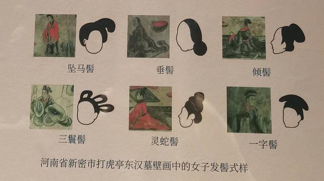 汉代女性发式.图片来自成都博物馆云想衣裳展