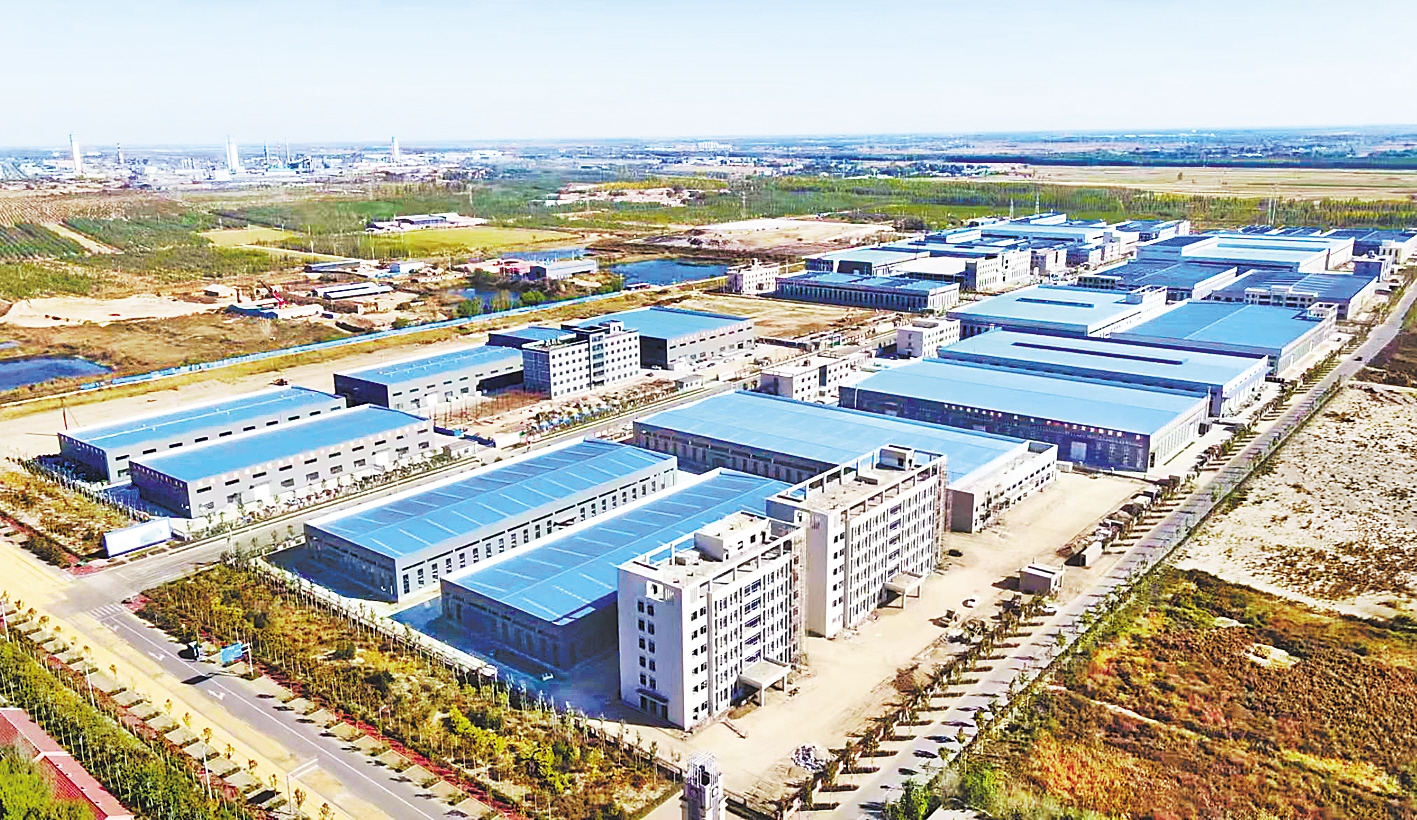 俯瞰东光县包装和装备制造产业园 河北日报通讯员 王春岩摄