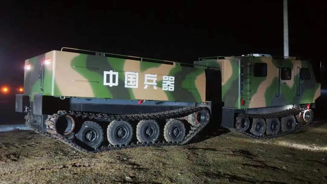 抢修输电线路兵器造蟒式全地形车显身手