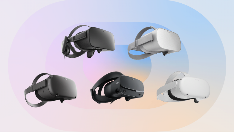 头显设备Oculus Rift，图/Meta官网