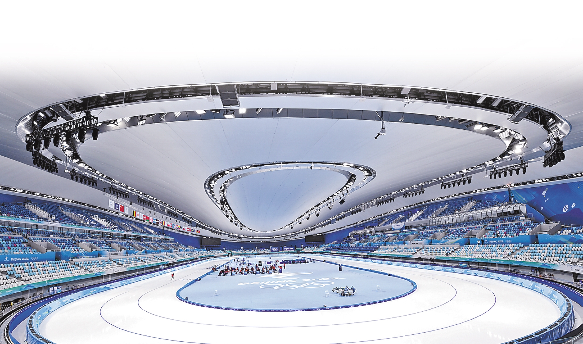 北京冬奥会冰丝带图片图片
