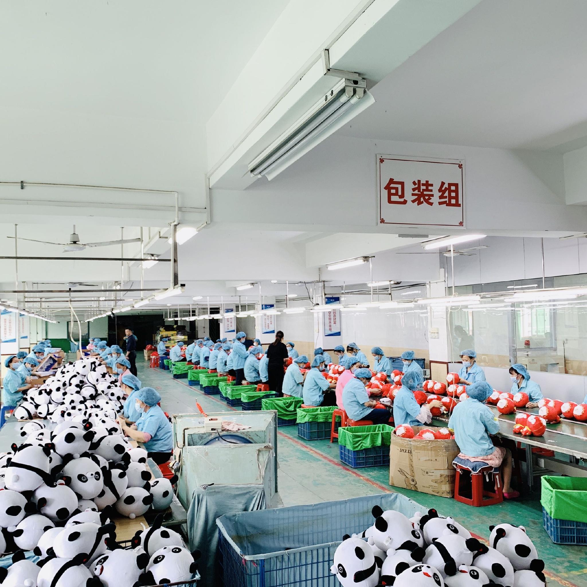 晋江恒盛玩具有限公司生产车间。受访者供图。