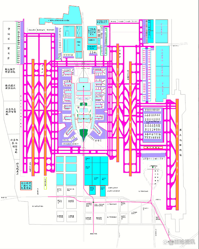 2020年,白云机场三期的扩建招标.